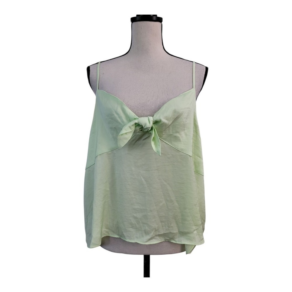 💕BP Nordstrom Size 3X Mint Green Bow Detail Tank Top New